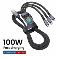 Cabo 3 em 1 100W: Carregamento Super Rápido! - imagem 2