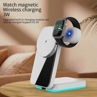Carregador 3 em 1 Dobrável: Wireless Rápido 2024 - imagem 2