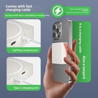 Carregador 3 em 1: Wireless, Rápido e Anti-Perda! - imagem 2