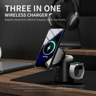 Carregador 3 em 1: Wireless, Magnético e Dobrável - imagem 2