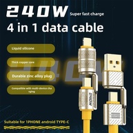 Cabo 4 em 1 240W: Carregamento Turbo! - imagem 2