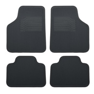 Kit 4 Tapetes Automotivos Universais em Borracha Preta: Proteção e Estilo para Seu Carro - imagem 1