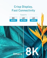 Cabo HDMI Anker 8K 60Hz 3m: Imersão Total em 4K 120Hz para PS5, Xbox e TVs - imagem 3