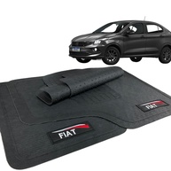 Jogo de Tapetes Automotivos em Borracha Personalizado com Logo para Fiat Cronos (2021-2024) - 5 Peças - imagem 1