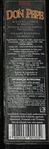Aceto Balsâmico Di Modena em Vidro 500ml "Don Pepe" - imagem 3