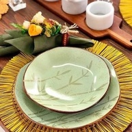 Conjunto de Pratos Fundos 22,5 cm em Bambu Resistente - 6 Peças Oxford Ryo - imagem 3