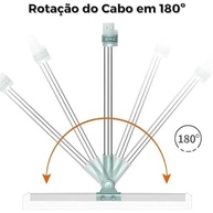 Rodo Vassoura Mágica 2 em 1 com Raspador de Silicone 50cm - Limpeza Eficiente para Vidros, Pisos e Superfícies - imagem 4