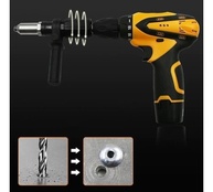 Adaptador Rebitador para Parafusadeira: Transforme sua Ferramenta em Pistola de Rebite Elétrica! - imagem 3