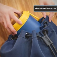 Pote Térmico Infantil em Aço Inoxidável Azul - Alimentos Quentes ou Frios por Horas, Seguro e Antivazamento - imagem 3