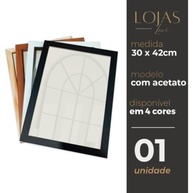 Kit com 1 Moldura A3 30x42cm em Acetato – Ideal para Diplomas, Fotos e Posters (Branco) - imagem 4