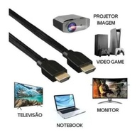 Cabo HDMI Gold 10m 4K 3D Full HD Blindado em Nylon Dourado 24K - Conexão Premium - imagem 5