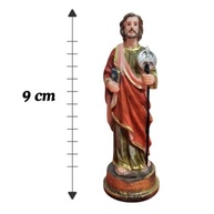 Imagem de São Judas Tadeu em Resina - 9 cm | Peça Sagrada para Decoração e Fé - imagem 3