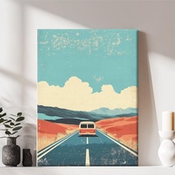 Arte de Parede em Tela Elegante - Moldurada, Pronta para Pendurar | Decoração Moderna Minimalista para Casa e Escritório - imagem 1