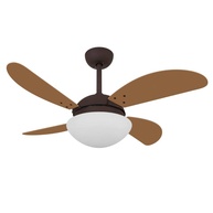 Ventilador de Teto 4 Pás Volare 220V – Design Moderno em Marrom Corten com Motor Silencioso - imagem 1