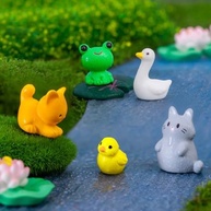30 Peças Estatuetas de Jardim em Miniatura - Animais de Resina para Jardins de Fadas, Terrários e Artesanato DIY - imagem 4