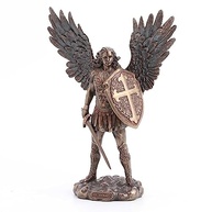 Estátua do Arcanjo São Miguel - Veronese Design 04183 | Decoração Religiosa em Bronze - imagem 2