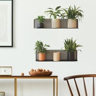 Adesivos de Parede 3D Plantas Verdes em Vasos | Decalques Autoadesivos Removíveis para Decoração Moderna - imagem 5