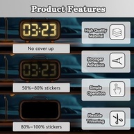 Adesivos Blackout para LEDs - Bloqueie Luzes Indesejadas em Eletrônicos - imagem 4