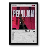 Quadro Álbum Spotify Ten - Pearl Jam 40x60cm | Moldura Ecológica em Madeira de Pinus com Acabamento Preto Fosco - imagem 2