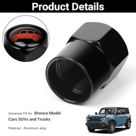 Tampas de Válvula de Pneu em Alumínio Vermelho para Ford Bronco - Proteção Premium e Estilo - imagem 4