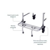 Cadeira de Banho em Alumínio Desmontável SC102 - Segurança e Conforto para Banhos com Mobilidade Reduzida - imagem 5