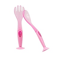 Talheres com Ventosa para Bebês - Cabo Anatômico e Ponta em Silicone Macio - imagem 2