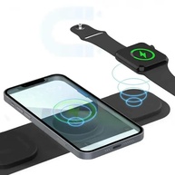 Carregador 3 em 1 Dobrável: Wireless para iPhone, Apple Watch e AirPods - imagem 2