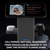 Carregador 3 em 1 Sem Fio 15W: Celular, Apple Watch e Fone - imagem 2