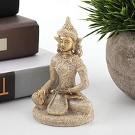 Estátua de Buda Sentado em Meditação – Artesanato em Arenito Premium para Decoração e Harmonia Espiritual - imagem 4