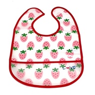 Babador com Bolso Morango Love - Proteção Total em Vinil Antivazamento - imagem 4