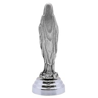 Estátua de Nossa Senhora do Rosário em Metal com Base Magnética - Decoração Religiosa para Carro, Casa e Escritório - imagem 3