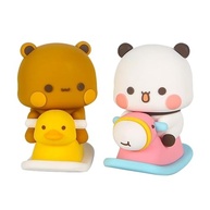 Bubu e Dudu Bears - Decoração Fofa para Carro e Escritório | Estátuas de Panda em PVC - imagem 2