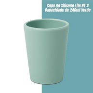 Copo de Silicone Life NT-4 240ml Verde - Seguro, Sem BPA, Ideal para Bebês e Crianças em Transição - imagem 4