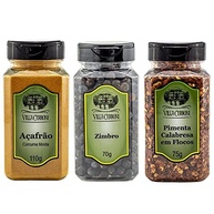 Açafrão, Zimbo, Pimenta Calabresa em Flocos - imagem 1