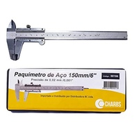 Paquímetro Universal 150mm Quadridimensional em Aço Carbono - Precisão Profissional - imagem 4