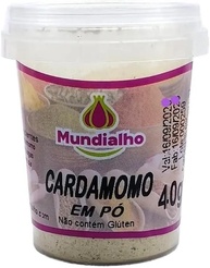 Cardamomo em Pó Mundialho Pote 40g - imagem 2