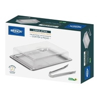 Conjunto para Frios 3 Peças Atina Brinox em Aço Inox - Apresentação Elegante e Prática - imagem 5