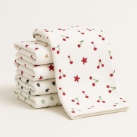Kit 5 Panos de Copa em Microfibra 35x60cm - Toalhas Estampadas para Cozinha com Ótima Absorção - imagem 5