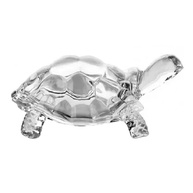 Estatueta Tartaruga em Vidro Cristal 15,5cm | Decoração Elegante e Simbólica - imagem 2