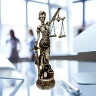 Estatueta Deusa da Justiça Themis em Resina 29 cm - Decoração Elegante para Escritório e Presente de Formatura - imagem 3