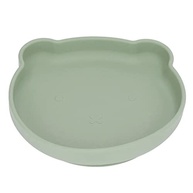 Prato de Silicone com Sucção em Formato de Urso - Seguro, Ecológico e Ideal para Autoalimentação Infantil - imagem 2