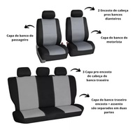 Kit Completo: Capas de Banco em Couro + Tapetes Personalizados para Gol (1997-2002) - imagem 4