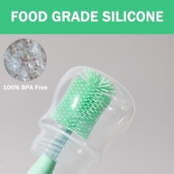 Kit de Limpeza de Garrafa de Viagem 6 em 1 - Escova Silicone Segura e Portátil - imagem 5