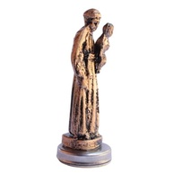 Imagem de Santo Antônio Solta o Menino em Metal Bronze - 6,5cm | Decoração Religiosa Elegante - imagem 4