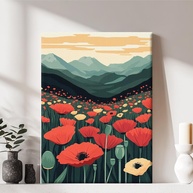 Arte de Parede em Tela Moderna 29x28cm - Moldurada e Pronta para Pendurar | Decoração Minimalista para Casa e Escritório - imagem 1
