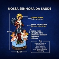 Imagem de Nossa Senhora Desatadora dos Nós 14cm em Resina - Pintada à Mão com Detalhes Realistas - imagem 4