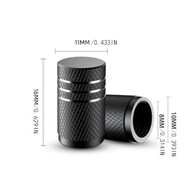 Tampas de Válvula de Pneu em Alumínio Preto (4 Peças) - Proteção Universal e Estilo para Seu Veículo - imagem 3