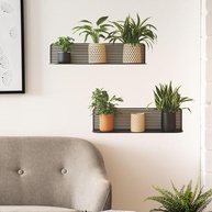 Adesivos de Parede 3D Plantas Verdes em Vasos | Decalques Autoadesivos Removíveis para Decoração Moderna - imagem 2