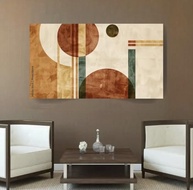Quadro Decorativo Abstrato 90x60cm | Arte Moderna em Canvas com Bordas Infinitas - imagem 5