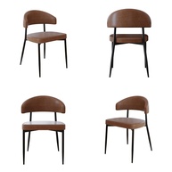 Conjunto com 4 Cadeiras Bless Fixas em Courino - Design Moderno e Resistente - imagem 1
